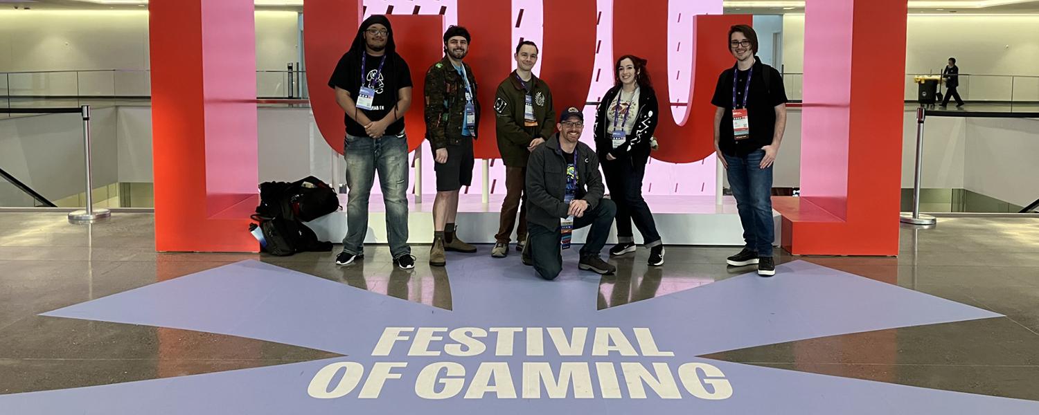 Gaming and Animation Design students at the2026 Game Developers Conference