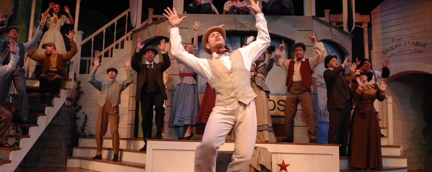 Executive Producer Eric van Baars as Henry Hill in Porthouse's 2008 production of "The Music Man"