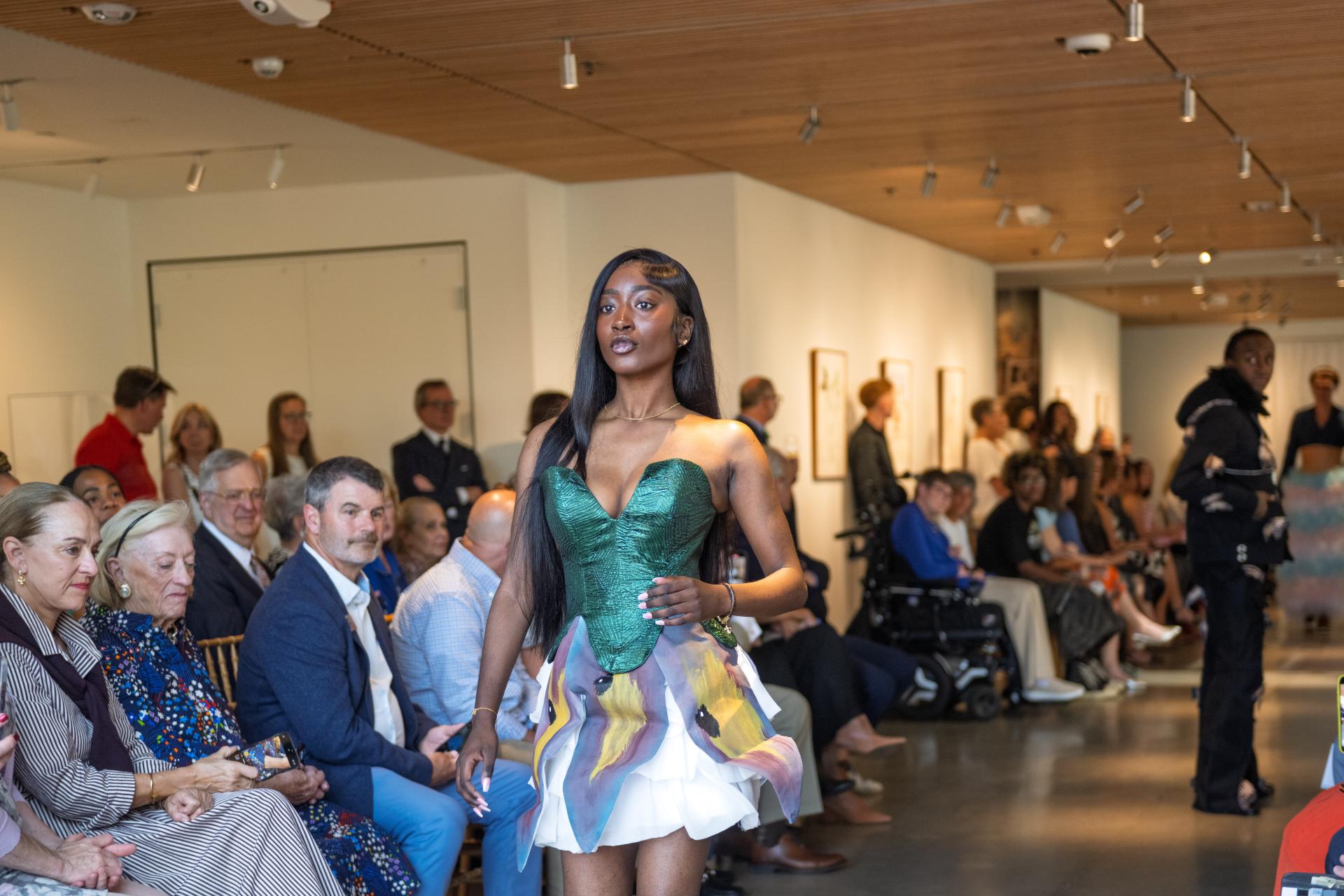 Dali fashion show at Peg's Gallery