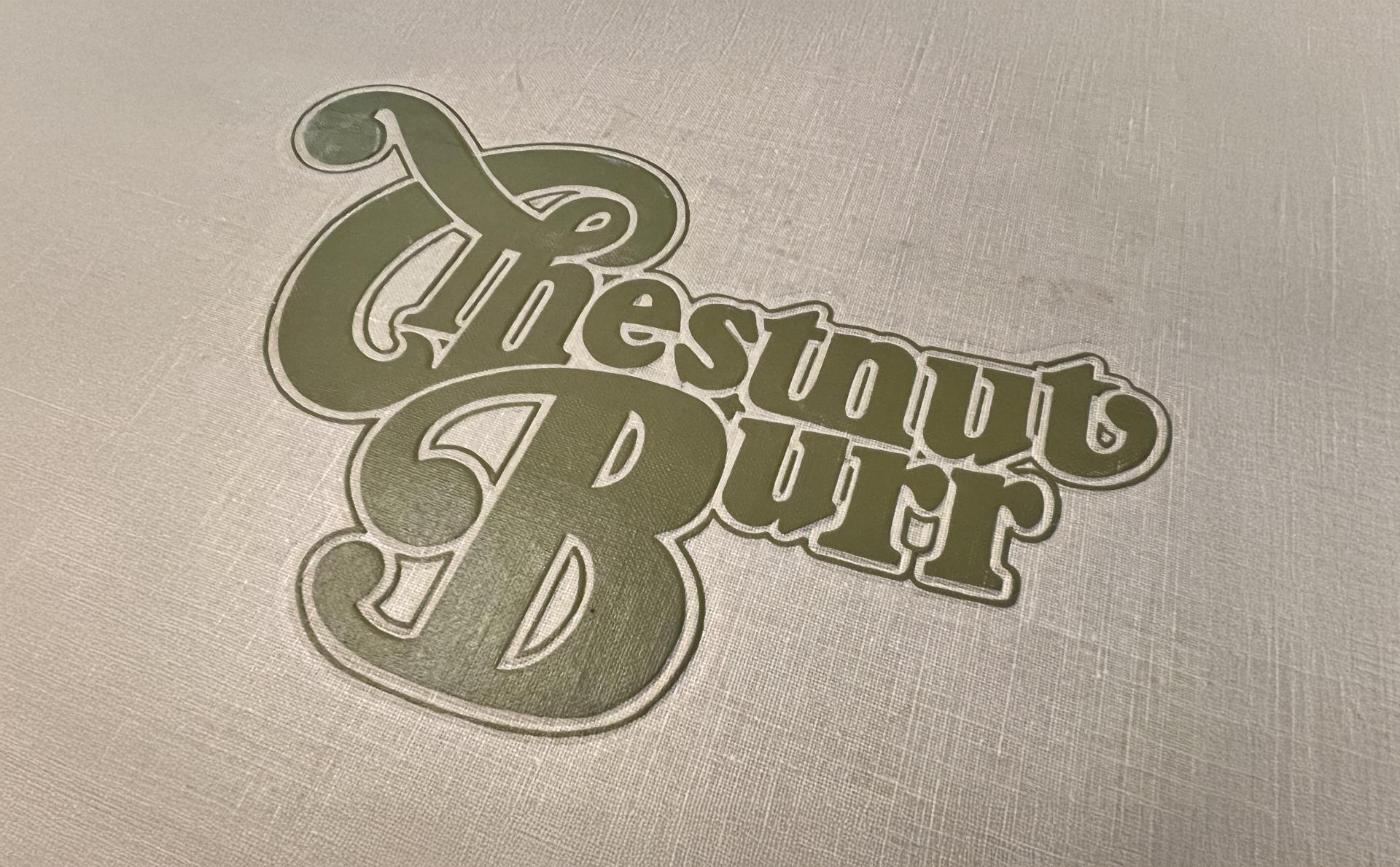 Closeup of the cover of the 1976 edition of the Chestnut Burr