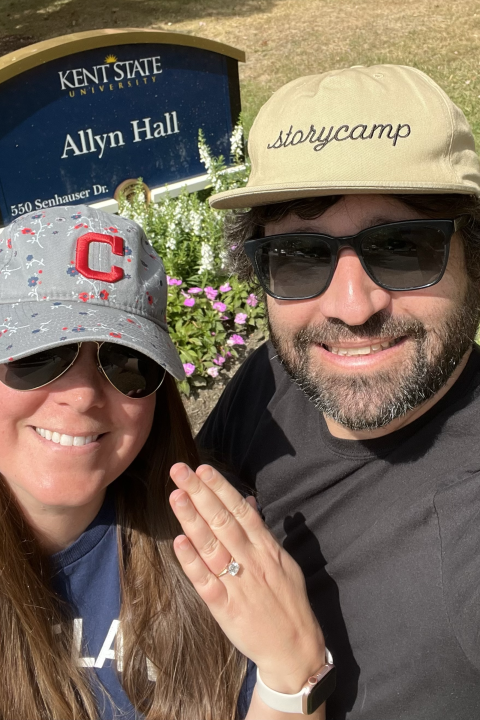 Danielle Smeach, '06, and Brian Letzelter, '05