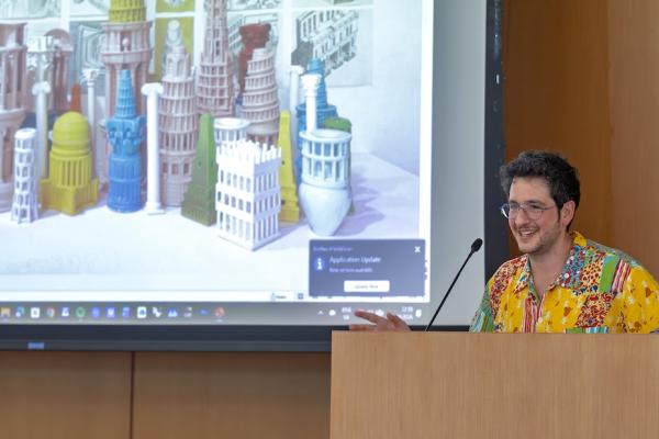 London-based artist Adam Nathaniel Furman speaks at Thomas Schroth Visiting Artist Series