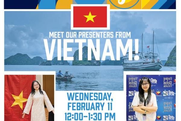 A collage of images related to Vietnam with a text overlay that reads "Cultural Cafe: Vietnam"