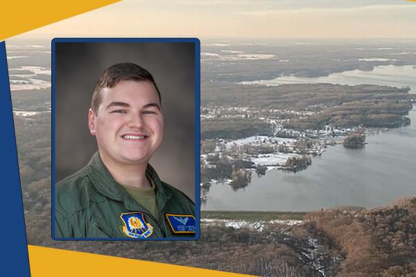 Cadet 1st Lt Jacob Brass and Pymatuning Lake