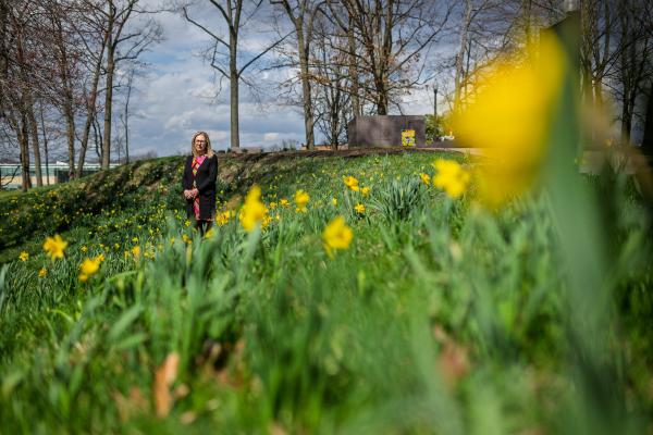 Laura Davis on Daffodil Hill