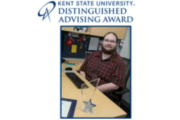 Distinguished Advising Award winner: Jared Brown