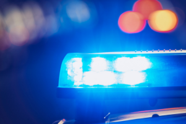 A close up of the lights on an emergency vehicle.