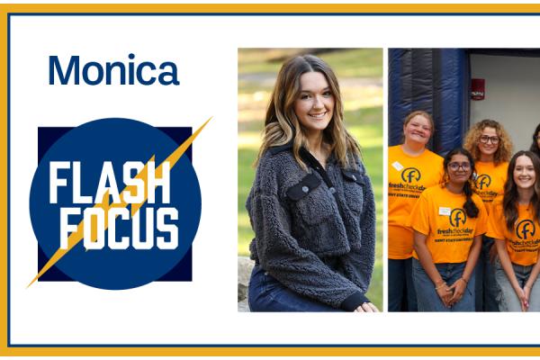 Flash Focus Monica Fencil Banner