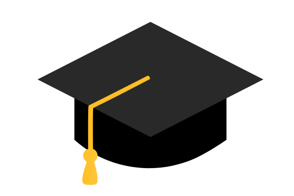 A graduation cap