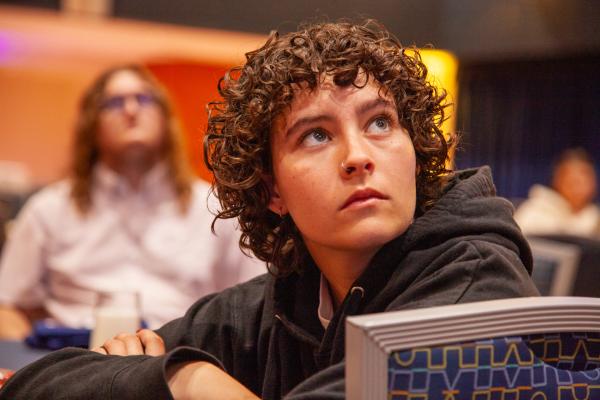 A Kent State University student during the 2026 Student Leadership Summit.