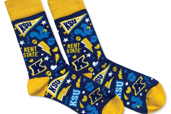 Kent State socks.