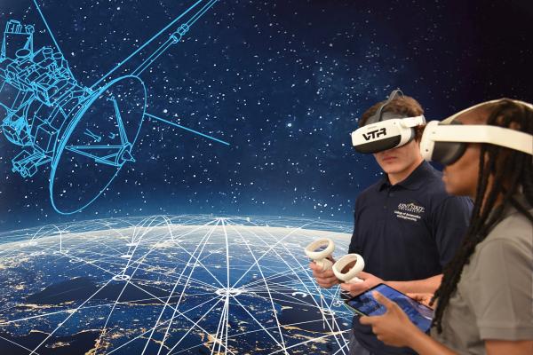 Students in Kent State University’s College of Aeronautics and Engineering use immersive virtual reality tools to build digital skills for real-time design, testing and collaboration, reflecting the hands-on innovation driving the newly established Digital Engineering Design Center.