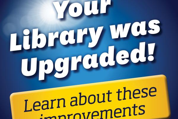 Your library was upgraded