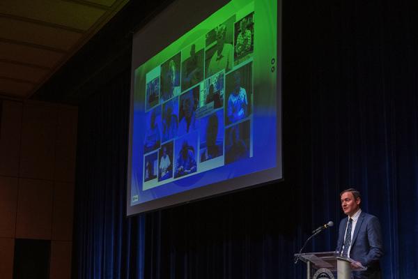 David Strittmatter, Ph.D., presents findings from his award-winning oral history project during the 2026 Jerry M. Lewis May 4 Lecture Series
