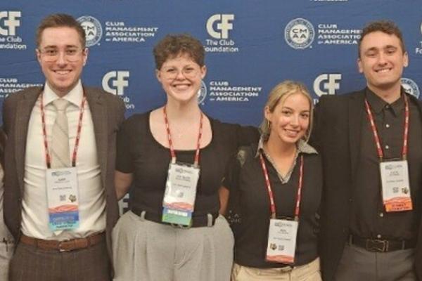 Hospitality and Event Management students at 2026 CMAA