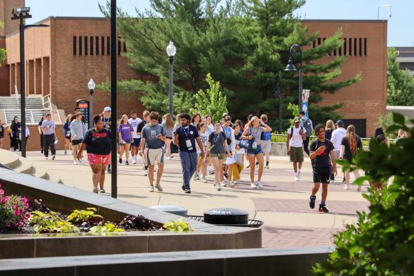 Summer students on the Kent Campus