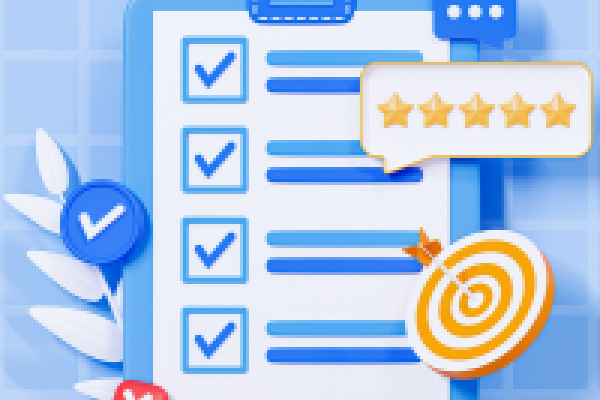 A cartoon graphic of a survey.