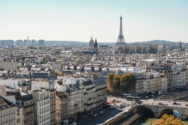 city view of Paris with buildings