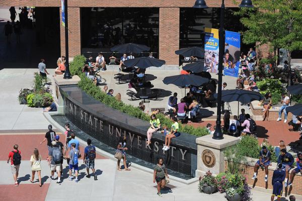 Kent State University Risman Plaza Fountain