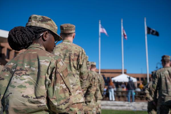 Veteran's Day Ceremony at Rizman Plaza