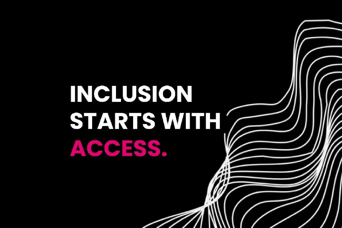 Banner for 3Play ACCESS 2023 event, stating inclusion starts with access.