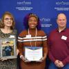 Kent State Twinsburg Alumni Michael Leposa's Parents with Scholarship Recipient Zariyah Brantley