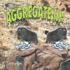 Poster for Aggregate III: Avalanche of Talent. Rocks with googly eyes and legs siting on a pile of rocks. 