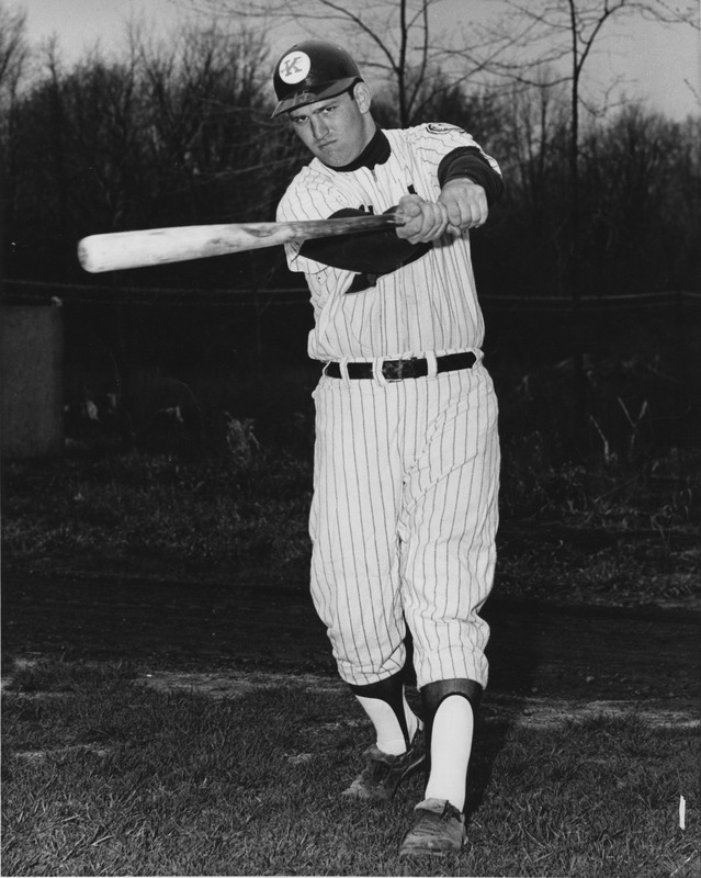 Thurman Munson in the 1960s in a Kent uniform